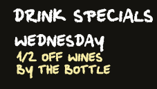 Daily Speciasl at Monkey's Paw